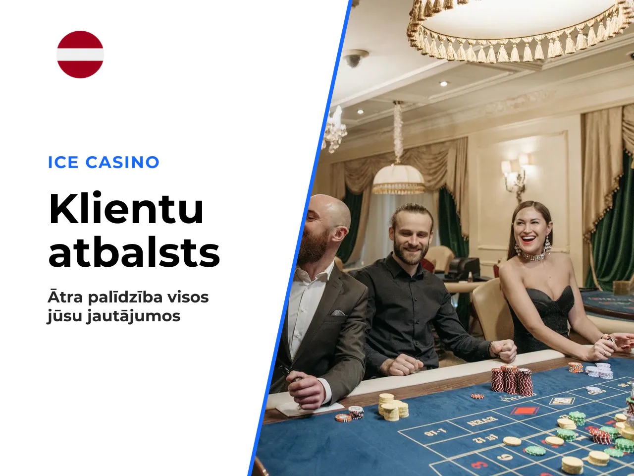 Kā vērsties pie ICE Casino darbinieka