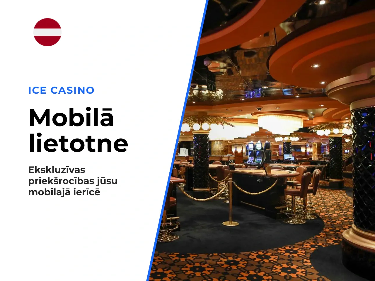 Ekskluzīvās ICE Casino App funkcijas Android