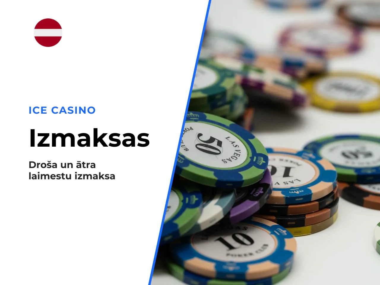 Galvenais par Ice Casino izmaksām vienā