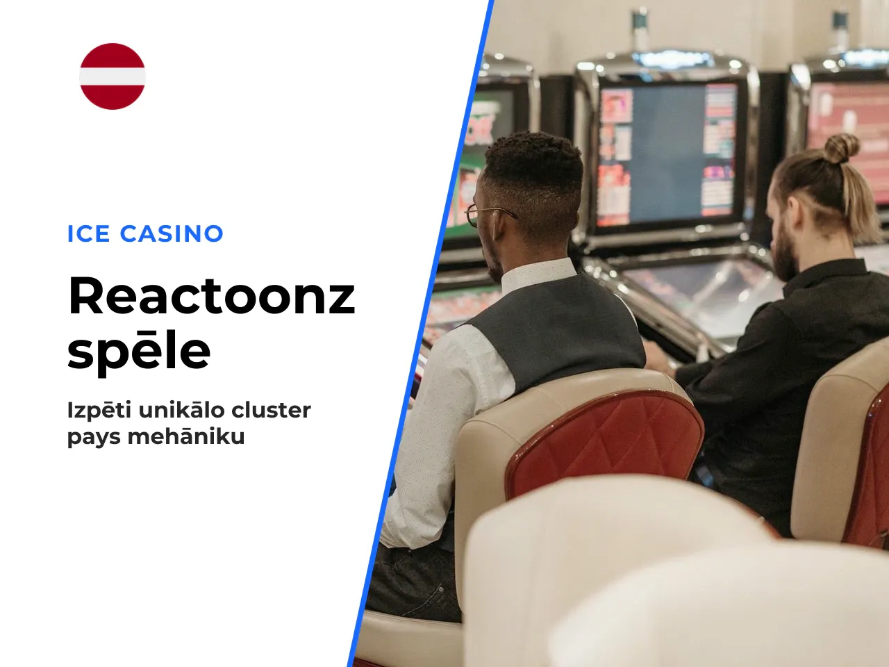 Reactoonz spēles laukums un cluster pays