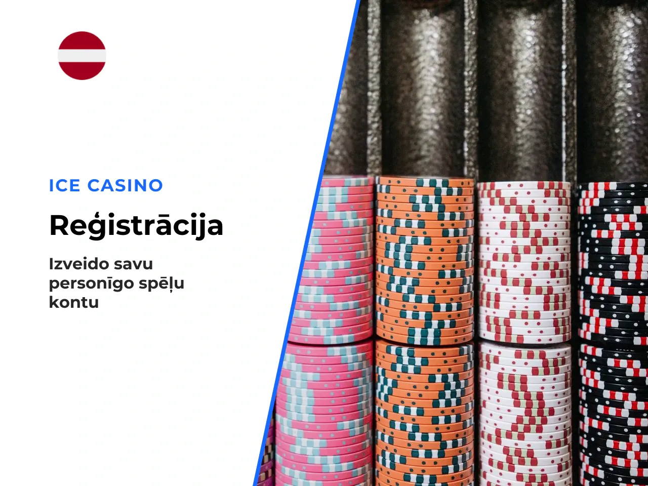 ICE Casino registracijas process konta izveide