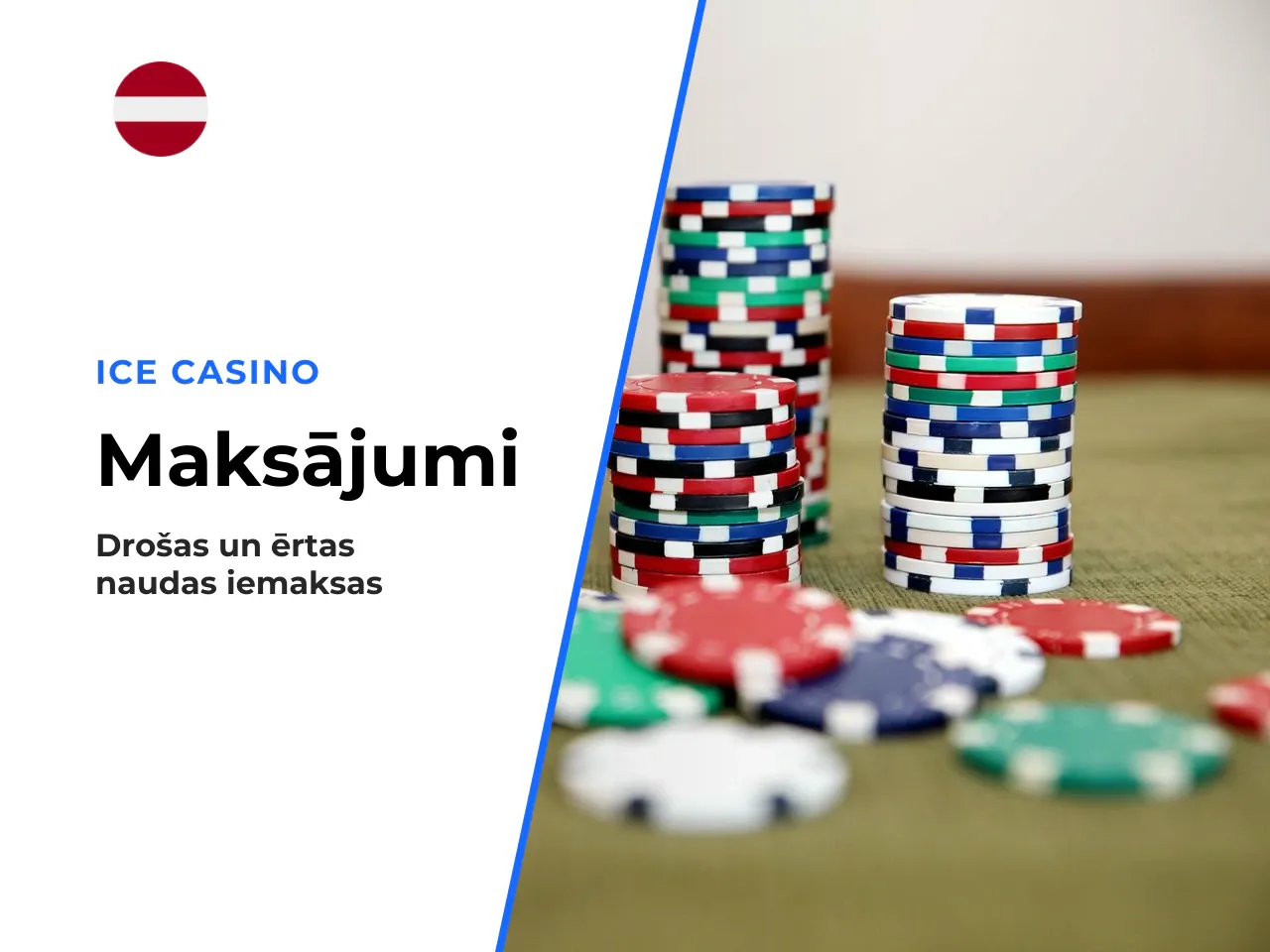Iemaksu veidi un EUR valūta. Konta