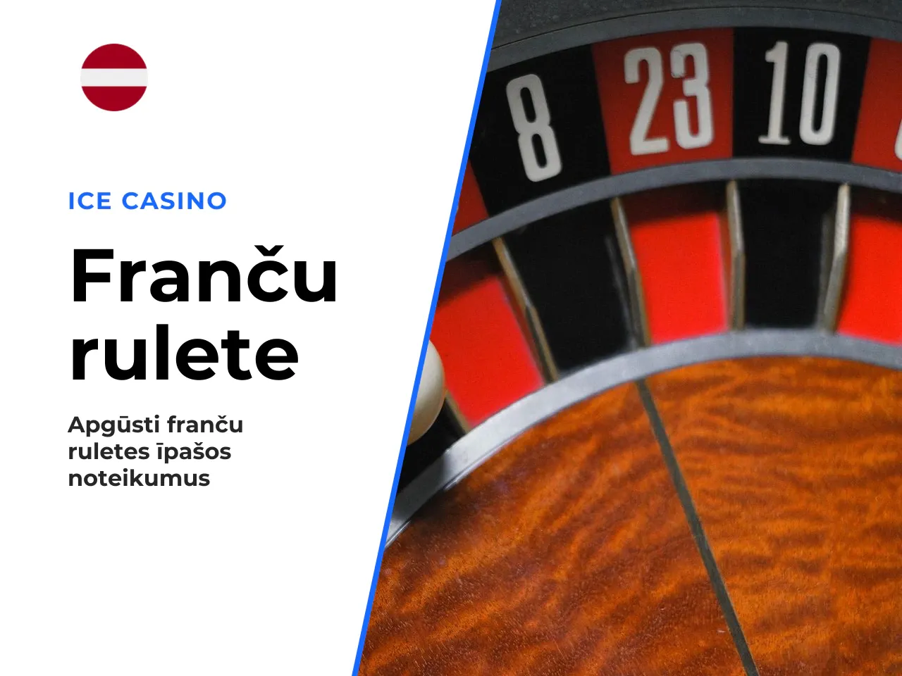 French roulette un La Partage noteikums