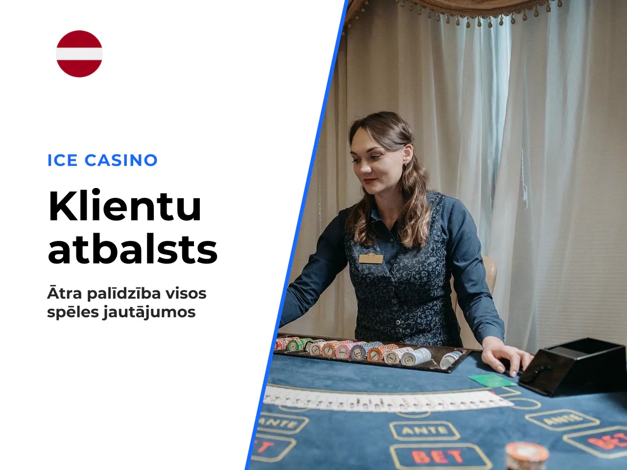 Oficiālā vietne ICE Casino un Help
