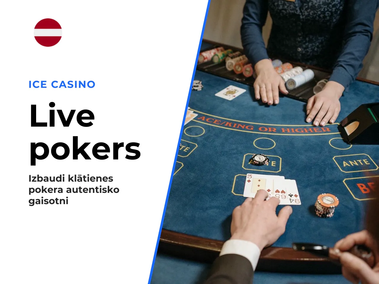 Live poker atšķirības no parastā online