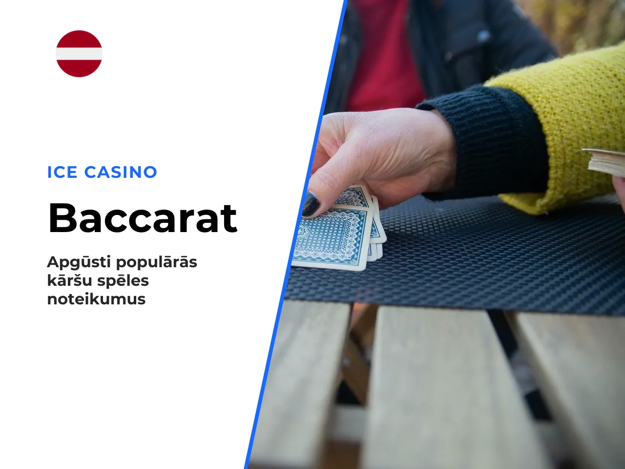 Baccarat ir klasiska kazino galda spēle