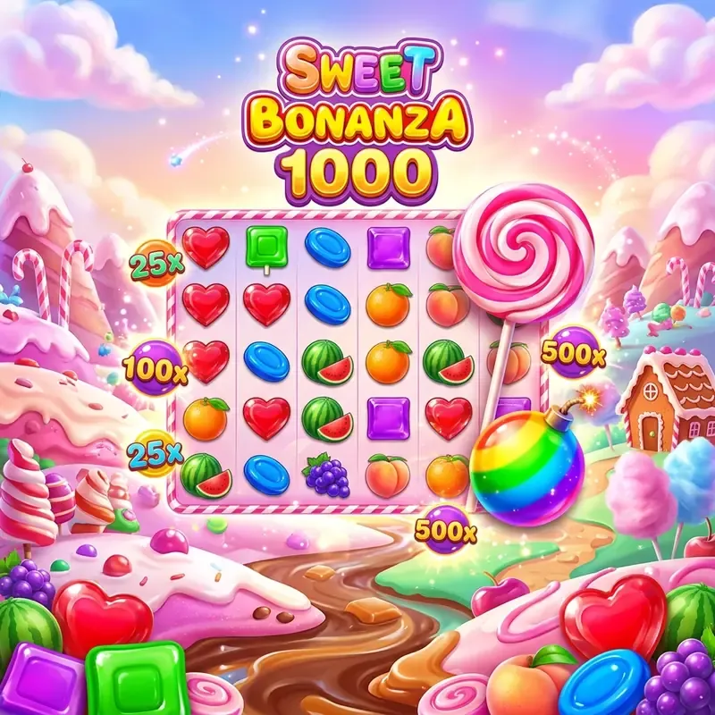 Sweet Bonanza 1000 demo spēle, slotu